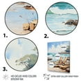 thumbnail image 3 of Designart "Blissful Coastal Beach II" Nautical & Beach Floater Framed Wall Decor, 3 of 7