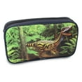 thumbnail image 1 of Pen + Gear Dinosaur 2 Zip Pencil Pouch with Velociraptor Design, 1 of 6