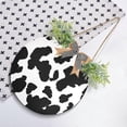 thumbnail image 4 of SKYSONIC Cow skin Welcome Sign for Front Door,All Seasons Welcome Wreath Porch Hanging Decoration for Farmhouse Wall Home Holiday Decoration - 11.8x11.10in, 4 of 7