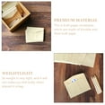thumbnail image 3 of OULII 100pcs Small Brown Envelopes Kraft Paper Rectangular Information Protection, 3 of 8