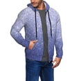 thumbnail image 2 of Naloa Glittering Blue Purple Men’s Hoodies, Zip up Hoodie, Sweatshirts,Hoodies for Men Sizes S-3XL-Small, 2 of 5