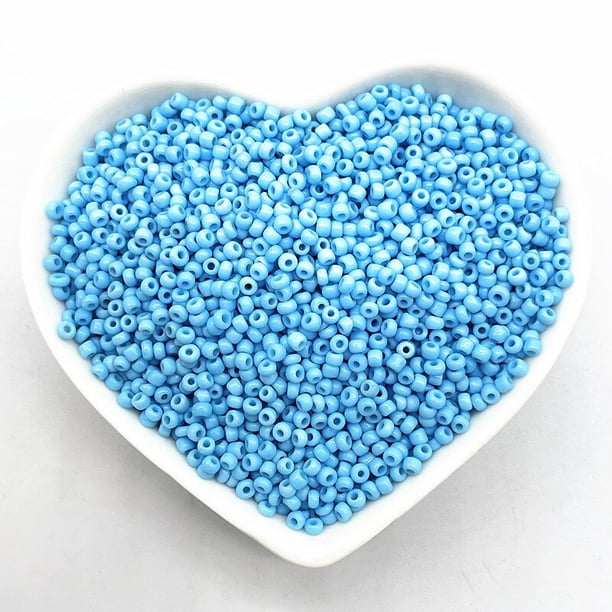 Cuentas de cristal checo para fabricación de joyas, abalorios de 15g, 2mm, 3mm, 4mm, efecto de la laca para hornear