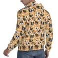 thumbnail image 3 of Hoodies for Men - Cute Dogs Head Long Sleeve Comfrt Men'S Fashion Hoodies & Sweatshirts, Sweatshirts for Men Hoodies Pullover Clothing Clothes with Pouch, 3 of 7