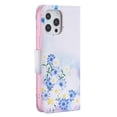thumbnail image 7 of Wallet Case for iPhone 13 Pro Max,PU Leather Flip Folio Magnetic Closure Slim Shell Dual Layer Heavy Duty Protective Bumper Card Holder Book Case for Apple iPhone 13 Pro Max,Butterfly Flower, 7 of 7