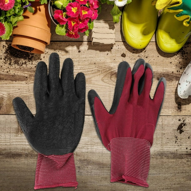 Kids Gardening Gloves, Children Garden Gloves with Rubber Coated