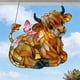 thumbnail image 5 of Hogar y jardín, adornos colgantes, mariposas de vaca, acrílico teñido, adorno colgante para ventana, decoración de granja para el hogar, ventana, jardín, granja, regalo para amantes de las vacas, col, 5 of 6
