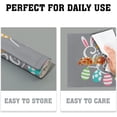 thumbnail image 6 of Happy Easter Placemats Set of 4, 12" X 18" Cute Bunny Ear Linen Table Place Mat, Colorful Hanging Easter Eggs Heat Resistant Table Mats for Dining Kitchen Home Holiday Decor, 6 of 6