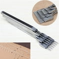 thumbnail image 3 of Punch tool DIY Tool Working Leatherwork Profession 3/4/5/6mm White Steel, 3 of 6