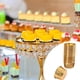 thumbnail image 5 of 100 piezas de doble cara de color sólido soporte de papel para cupcakes desechable de alta temperatura soporte de papel para cupcakes, dorado, 5 of 5