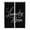 Black, variant on Curtains 84 Inches Long 2 Panels, Black Grommets Window Treatment Curtain, Laundry Room Minimalist Modern Art Thermal Curtains Drapes for Living Room/Bathroom