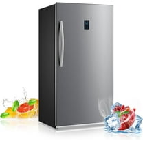 Smad 17 Cu ft Upright Freezer Large Capacity Fridge Refrigerator Frost Free Home Stainless Steel