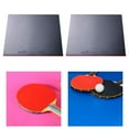 thumbnail image 6 of BAOSITY 2 Pieces Table Tennis Rubber Replacement Practical Tennis Racket Accessory Highly Elastic Accessories Indoor Ping Pong Rubber Black, 6 of 8