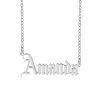 Personalized Old English Name Necklace
