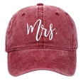 thumbnail image 2 of Personalized Embroidered Baseball Cap for Family, Uncle Auntie Mr Mrs Hubby Wifey Title Hat, Custom Dad Hat for Gifts, Family Reunion, and Daily Casual Wear Mrs, 2 of 2