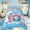 Blue, variant on Feelyou Ice Cream Baseball Twin Comforter Sets for Kids, Kawaii Donut Print Bedding Set, Multicolor, Polkadot Reversible, 2-Piece, 1 Comforter and 1 Pillowcase