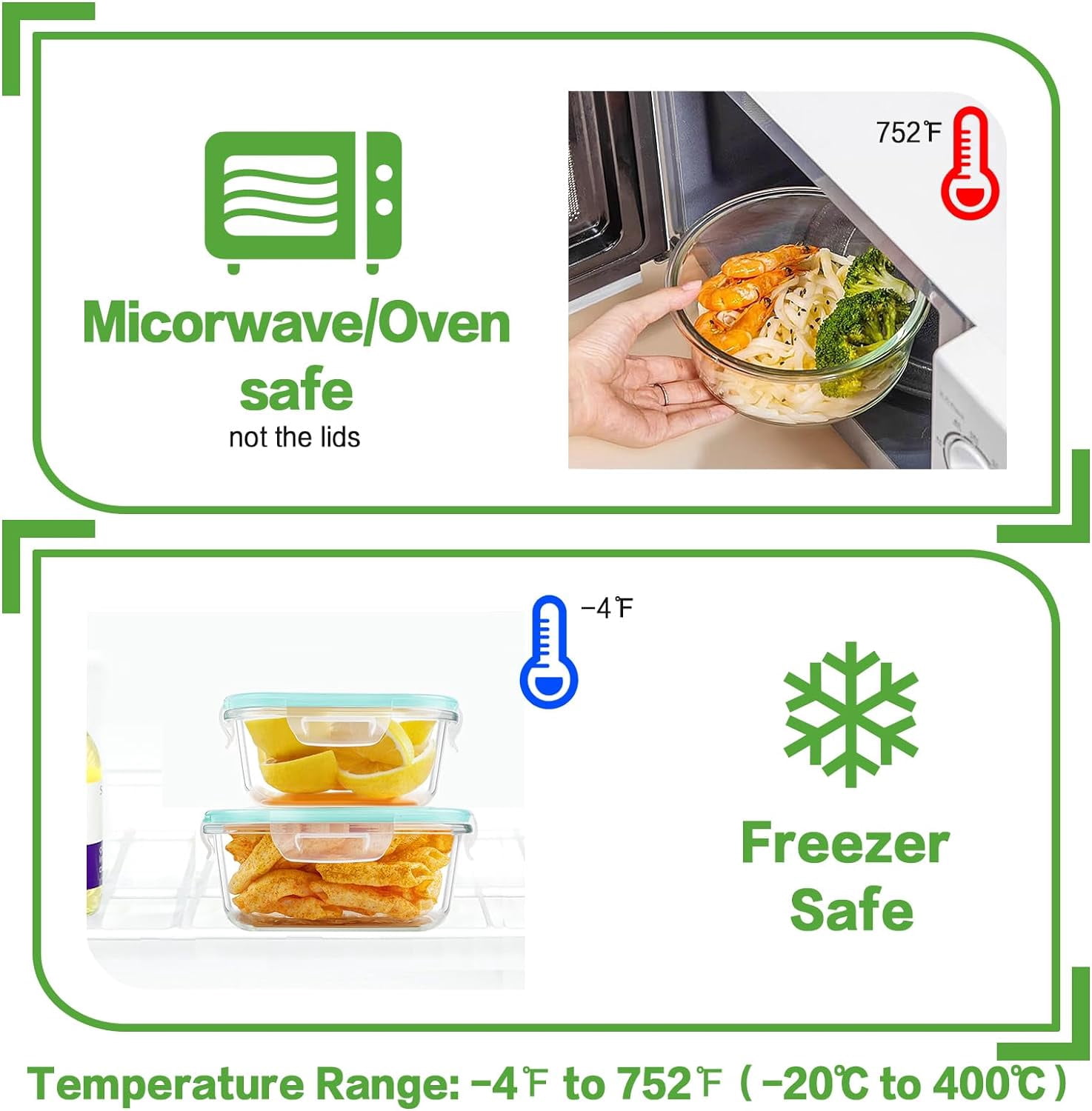 12 Sets Glass Food Storage Containers with Lids, Glass Meal Prep Containers, Airtight Glass Bento Boxes, BPA Free & Leak Proof, Pantry Kitchen Storage(12 lids & 12 Containers) - Deep Blue