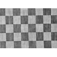 thumbnail image 1 of Ahgly Company Indoor Rectangle Checkered Gray Modern Area Rugs, 2' x 5', 1 of 4