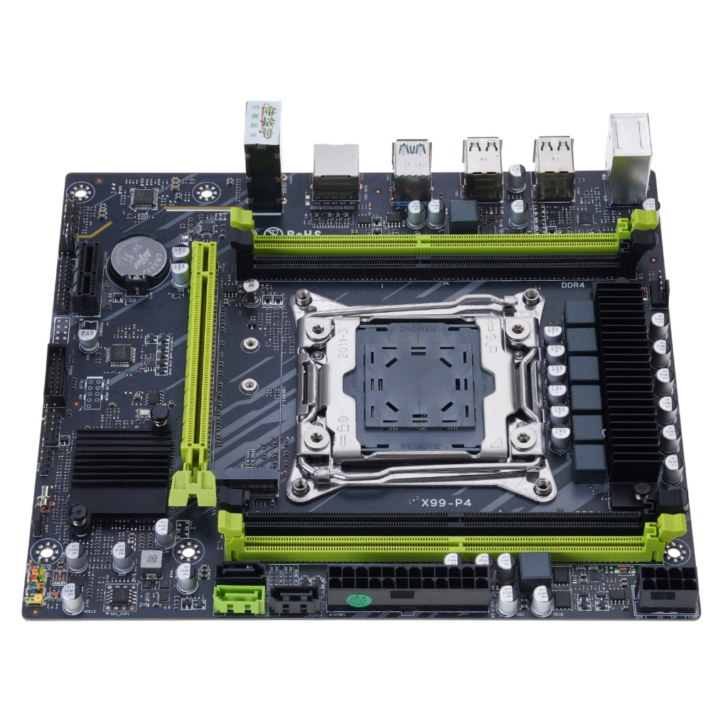Tizuqe X99-P4 Computer Motherboards LGA2011 4xDDR4 2xUSB3.0 6xUSB2.0 PCIE M.2 Gaming Motherboards LGA2011-3 E5 DDR4 Memory Slot