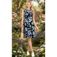 thumbnail image 3 of HAPPY BAY Women's Beachwear Swimsuit Coverups Summer Swim Beach Dress Cover ups for Swimwear Women Loose Casual Bathing Suit 0-2 Black, Floral Hibiscus, 3 of 6