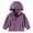 Purple, variant on Boys Windbreaker Jacket, Lightweight Hooded Zipper Coat for Kids, Outdoor Casual School Outerwear,Size:2-3 Years