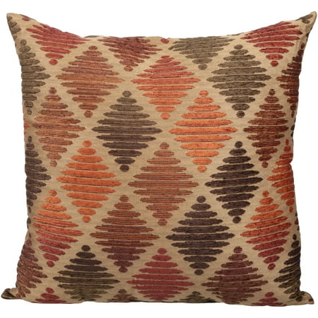 Better Homes and Gardens™ Rust Diamond Pillow