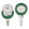thumbnail image 5 of Unique Bargains Key Cap Cover Rings Keys Identifier Coding Tags Silicone Sleeve Green, 5 of 6