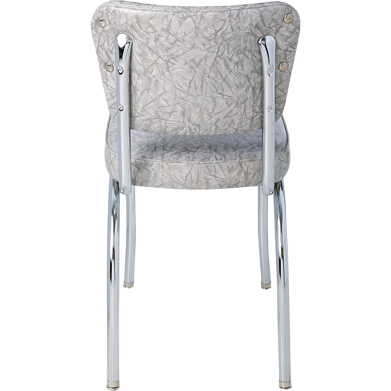 Richardson Seating Diner Chair with 2" Box Seat-Color:Cracked Ice Grey