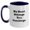 White/Navy, variant on Funny Quote Concierge Gifts from Friends for Women Graduation Unique Two Tone Coffee Mug