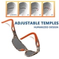 thumbnail image 1 of Polarized Fishing Camo Sunglasses for Men,UV Protection HD Vision Sun Glasses for Sports Golf Baseball Volleyball Cycling Driving Running (Frame: Camo Orange / Lens: Red) Jiangtun JIANGTUN, 1 of 2