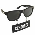 thumbnail image 1 of Censored Sunstache Moustache Sunglasses Shades Costume Accessory, 1 of 2