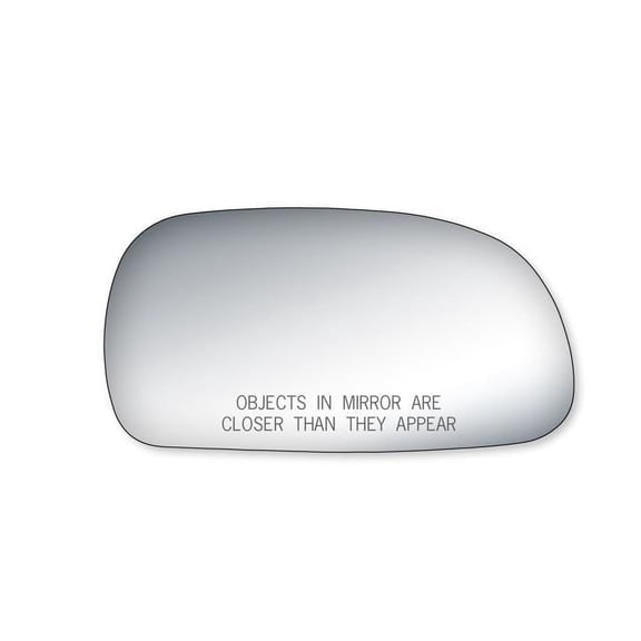 90122 - Fit System Passenger Side Mirror Glass, Toyota Corolla Sedan/ Wagon LE 93-97