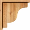 thumbnail image 3 of 6"W x 14"D x 14"H Newport Rough Sawn Corbel w/Backplate, Western Red Cedar, 3 of 9