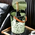 thumbnail image 5 of JOGZMZ Transparent Plastic Trash Cans Small Trash Can Wastebasket with Flip-Top Lid for Bathroom, Bedroom, Kitchen, College Dorm, Office - Clear, Household Cleaning Supplies, 5 of 8