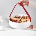 thumbnail image 3 of 4 Compartments Snacks Box Dried Fruits Tray Candy Box Nut Platters Dish Platters, 3 of 14