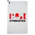 thumbnail image 1 of Canada Gymnastics - Olympic Games - Rio - Flag Golf Towel with Carabiner Clip, 1 of 5