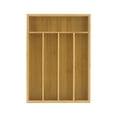 thumbnail image 2 of JoyJolt 5 Compartment Bamboo Drawer Organizer, 2 of 12