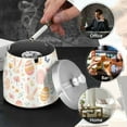 thumbnail image 4 of Yayeee Ashtray with Lid for Cigarette Smokeless Stainless Steel Home Ash Holder, Pink Easter Eggs, 4 of 7