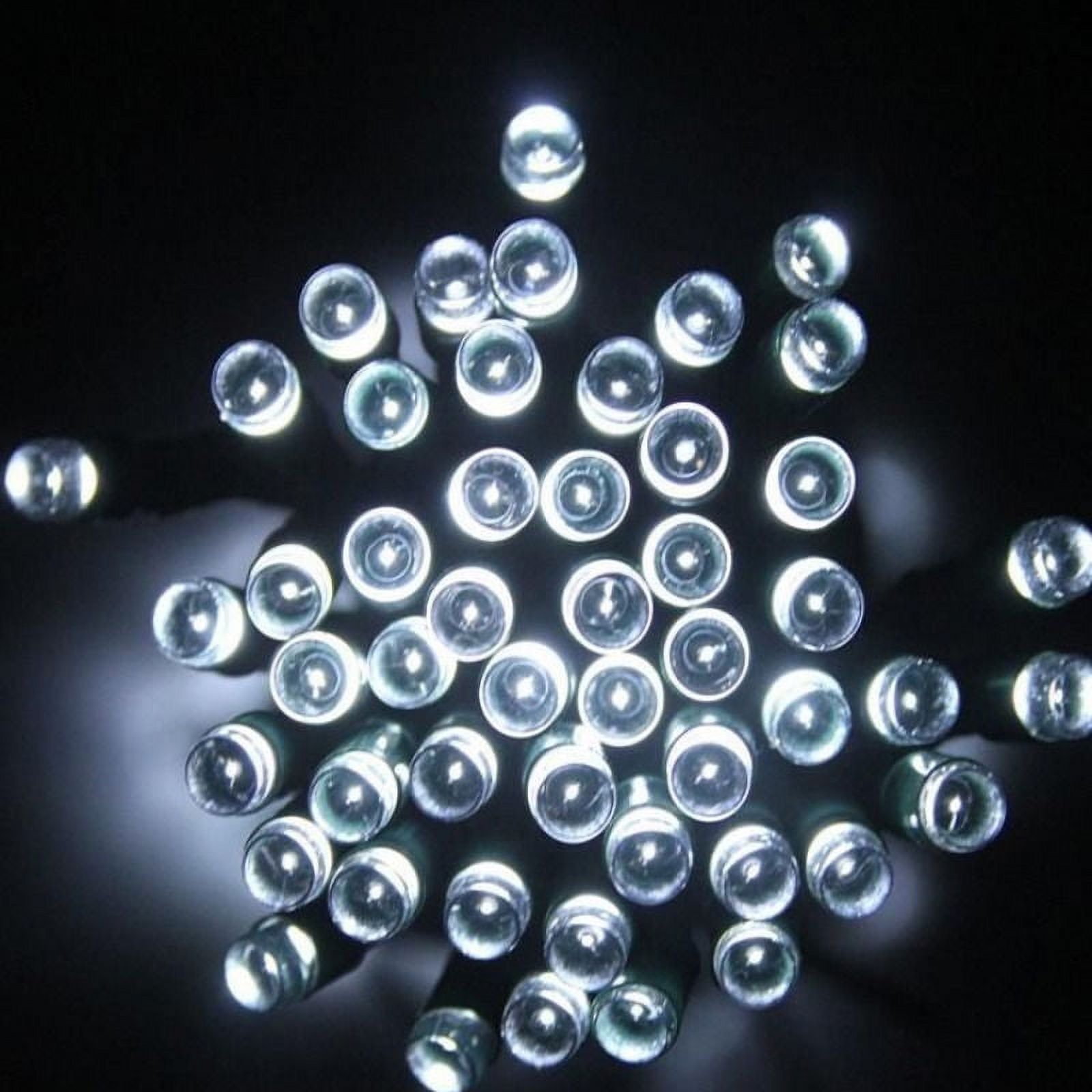 Pack of 4 100 LED White Outdoor Solar String lights for Garden Wedding Party Lamps