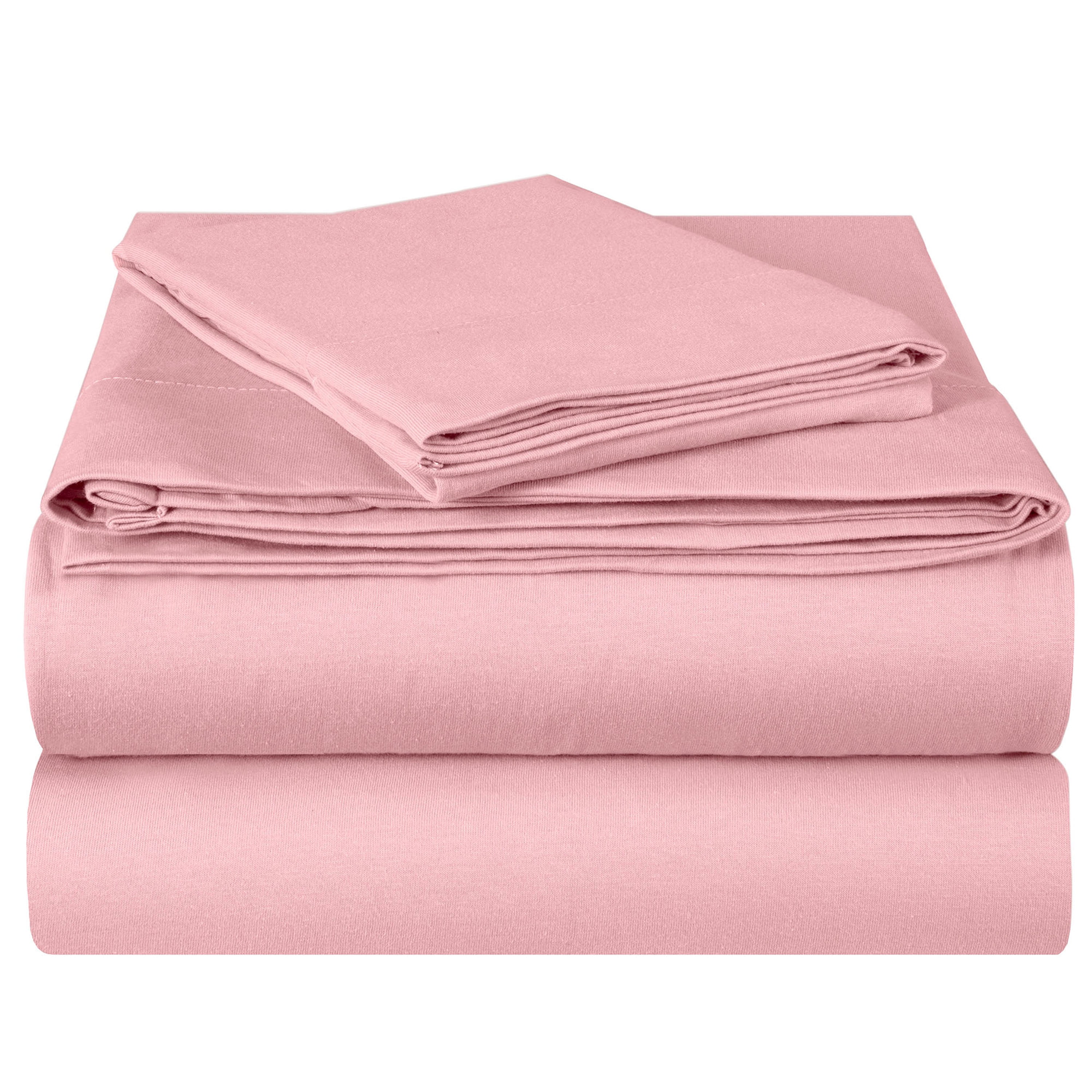 EnvioHome Quality Knit 100 Cotton Jersey Bed Sheet Set