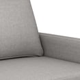 thumbnail image 2 of vidaXL 2-Seater Sofa Light Gray 55.1" Fabric, 2 of 9