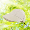 thumbnail image 3 of Sombrero para el sol plegable Damas Béisbol Protección solar Viajes de vacaciones, 3 of 7