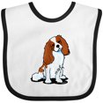 thumbnail image 3 of Inktastic Cavalier Spaniel Boys or Girls Baby Bib, 3 of 4