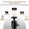 thumbnail image 3 of POLESTO Projector Stand Floor Projector Mount with Adjustable Height 20''-50'', Universal Projector Ceiling Mount 360&Acirc;&deg; Rotatable Compatible with Project, 3 of 7