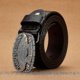 thumbnail image 4 of Men's Belt Cowhide Hip-hop Style Foreign Trade Motorcycle Belt, 4 of 5
