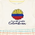 thumbnail image 4 of Inktastic I'm So Cute, I Must Be Colombian Sunflower Girls Baby Dress, 4 of 5
