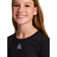 thumbnail image 5 of Reebok Girl's Legacy Side Ruched Long Sleeve Performance Top, Sizes 4-18, 5 of 8