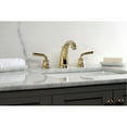 thumbnail image 4 of Kingston Brass KB982RXL Restoration Widespread Bathroom Faucet with Pop-Up Drain, Polished Brass, 4 of 7
