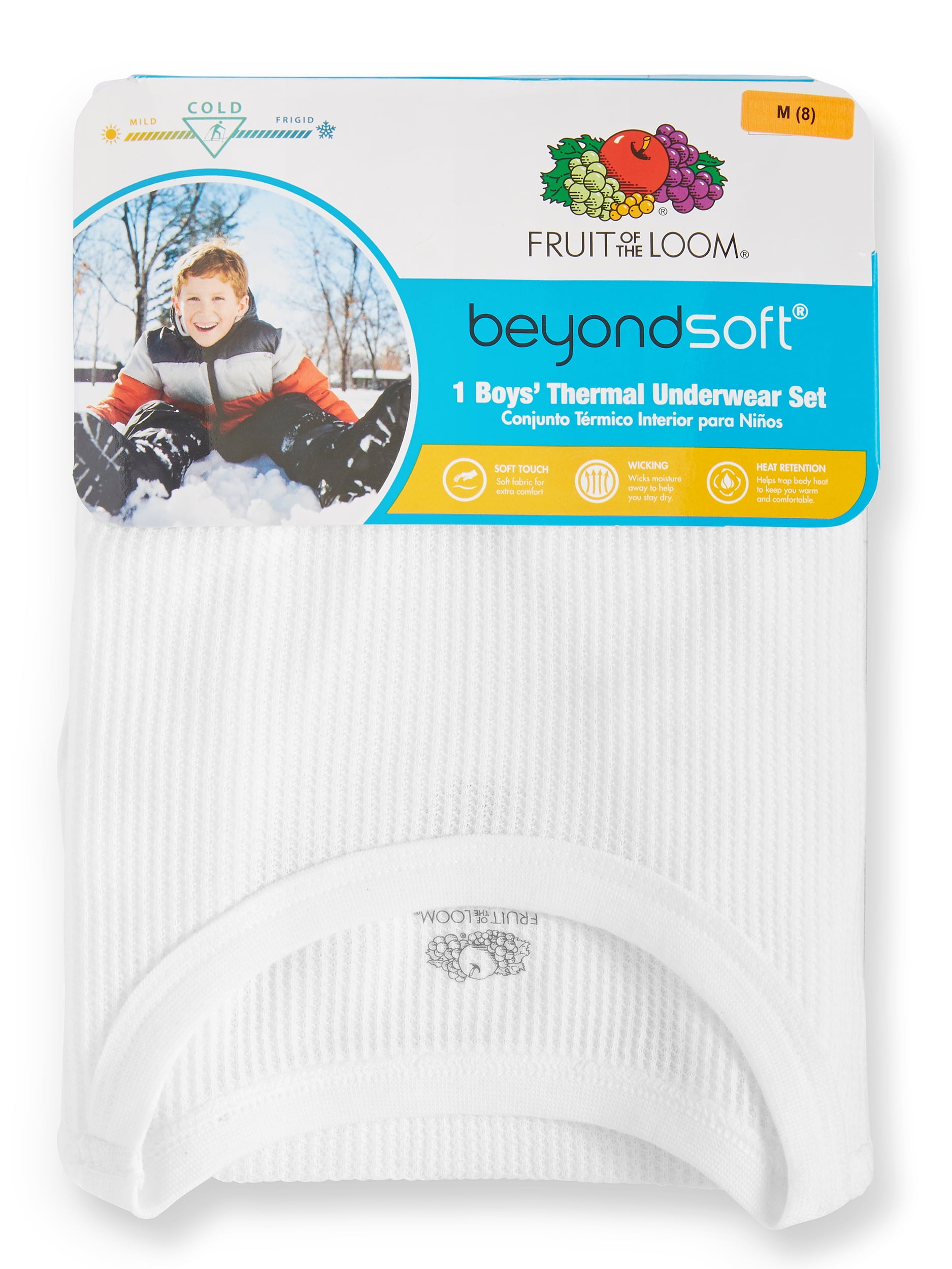 Fruit of the Loom Boys Soft Waffle Thermal Underwear Set (Little Boy & Big Boy)
