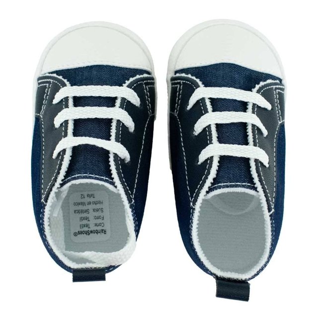 Tenis Rainbow Shoes para Niño Talla 10 Diseño Clásico Textil Azul