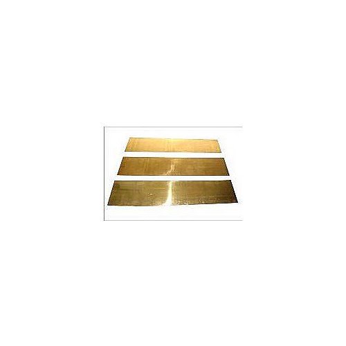 K & S Precision Metals 251 Brass Sheets, 0.010" Thickness x 4" Width x 10" Length, 6 Brass Sheets, Made in USA